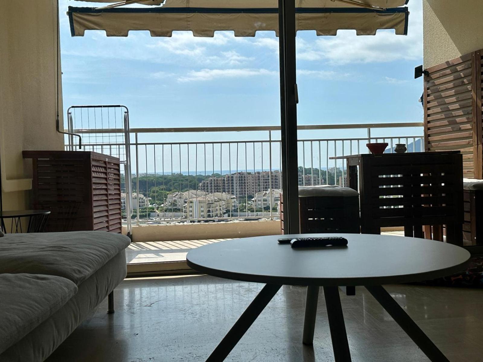 Appartement T3 De Standing Vue Mer Et Marina Mandelieu Exterior foto